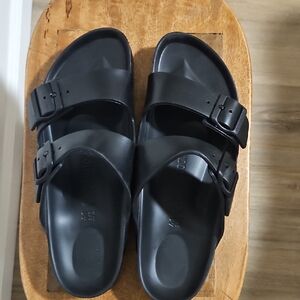 Birkenstock Black Footbed Sandals